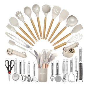 35-Piece Silicone Kitchen Utensils Set