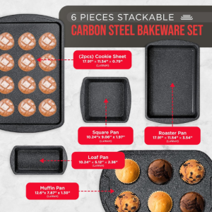 The Bakken Swiss 6-Piece Non-Stick Bakeware Set