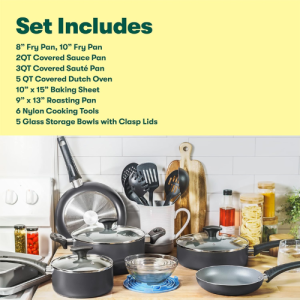 BELLA Nonstick Cookware Set