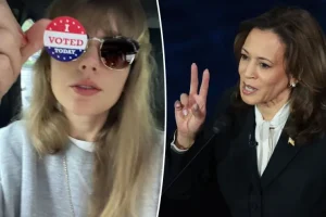 Taylor Swift Backs Kamala Harris